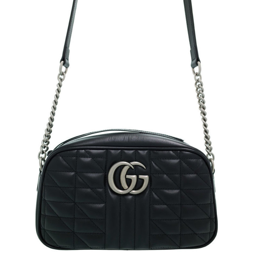 Gucci GG Marmont Small Chain Shoulder Bag Leather